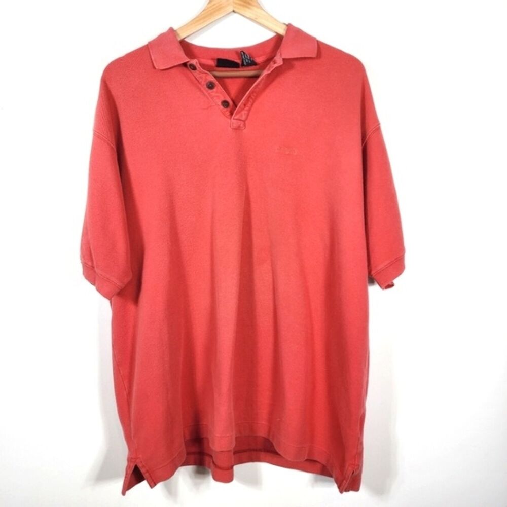 Men's Burnt Orange Patagonia Polo Shirt Size Large